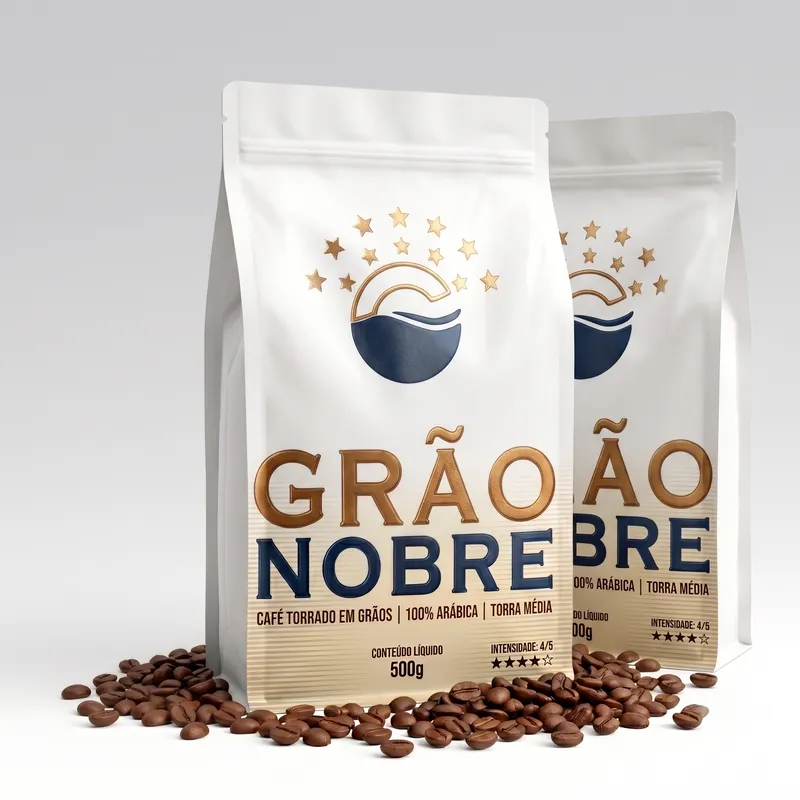Kit 2 Grão Nobre - Café Torrado em Grãos